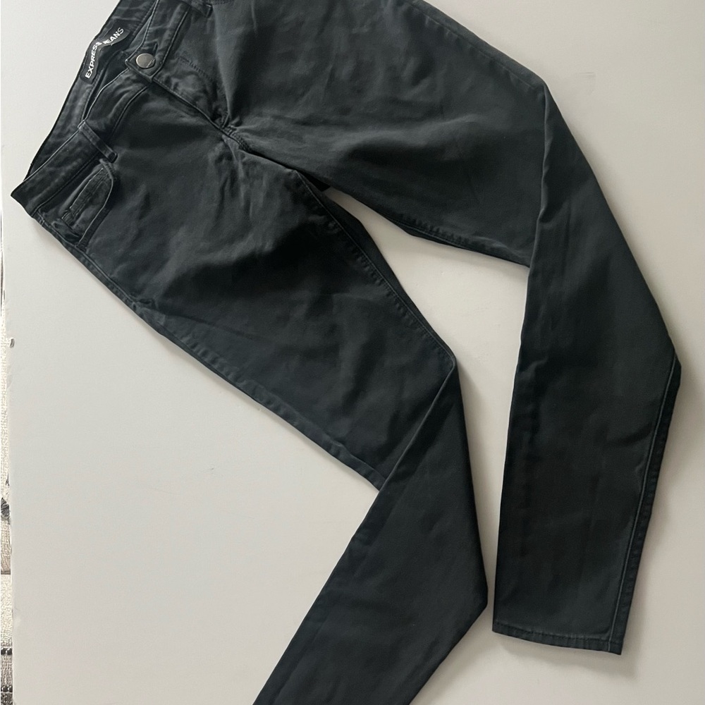 Express Black Skinny Jeans Sleek Fit